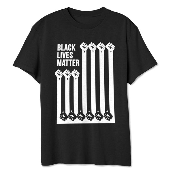 Power fists Black Lives matter T-shirt - T-Public