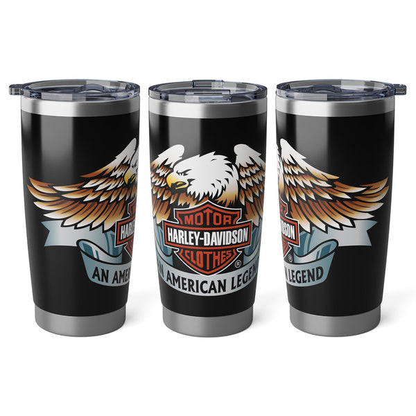Harley Davidson Eagle Logo 20oz Tumbler Stainless-Steel insulated Tumbler