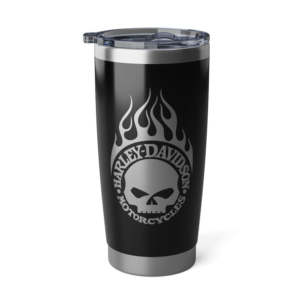 Harley-Davidson Willie G Skull 20oz 2 Sided Insulated Stainless-Steel Tumbler