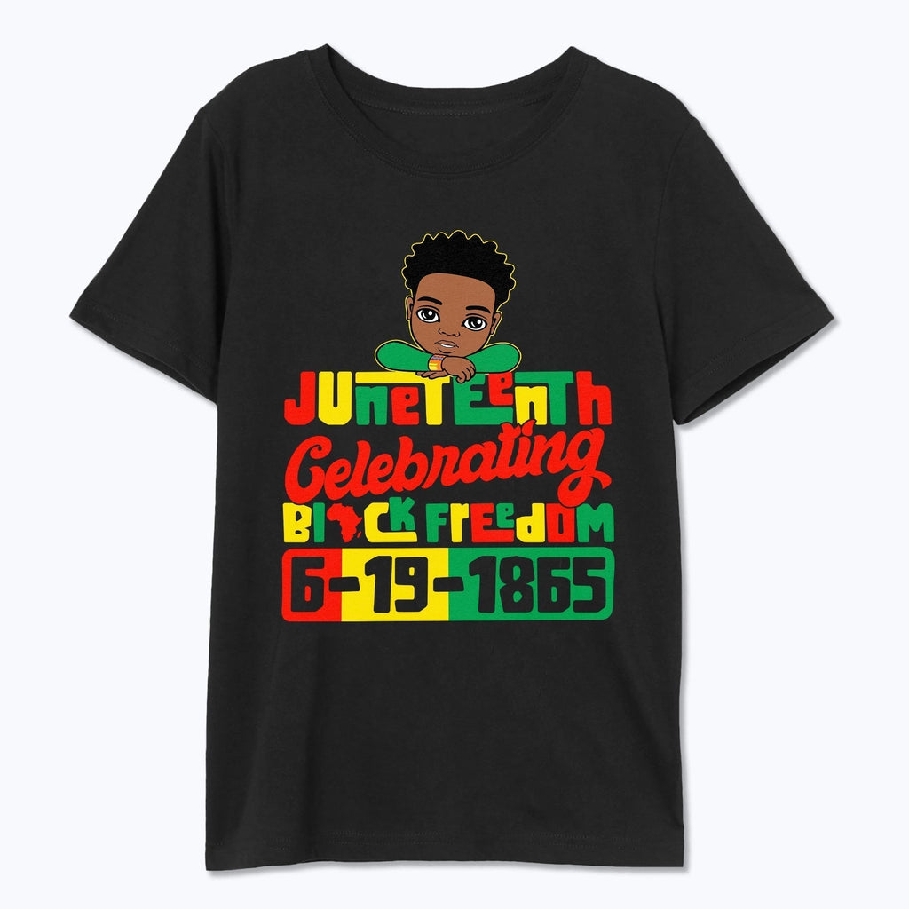 Celebrating Black Freedom Juneteenth 1865 kids T-shirt