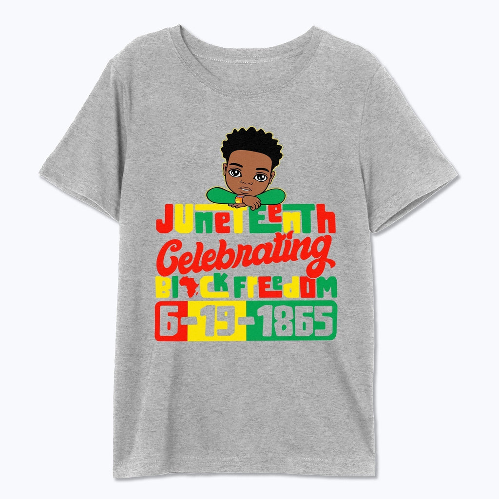 Celebrating Black Freedom Juneteenth 1865 kids T-shirt