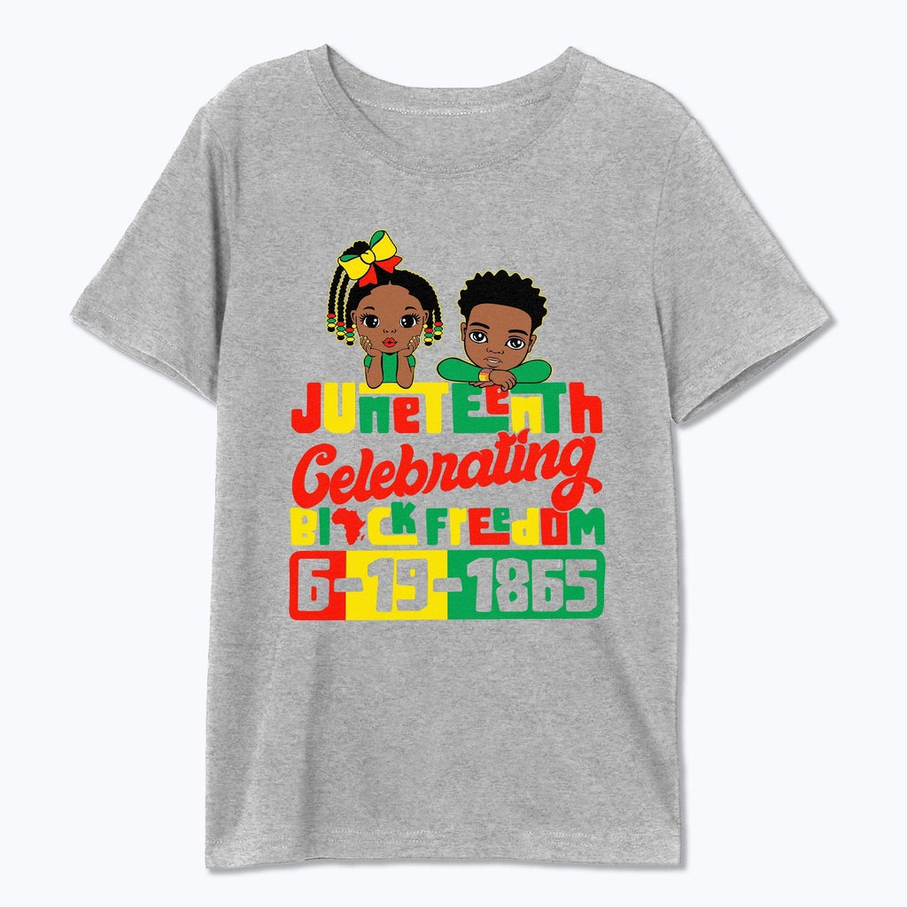 Juneteenth Celebrating Black Freedom 1865 kids T-shirt