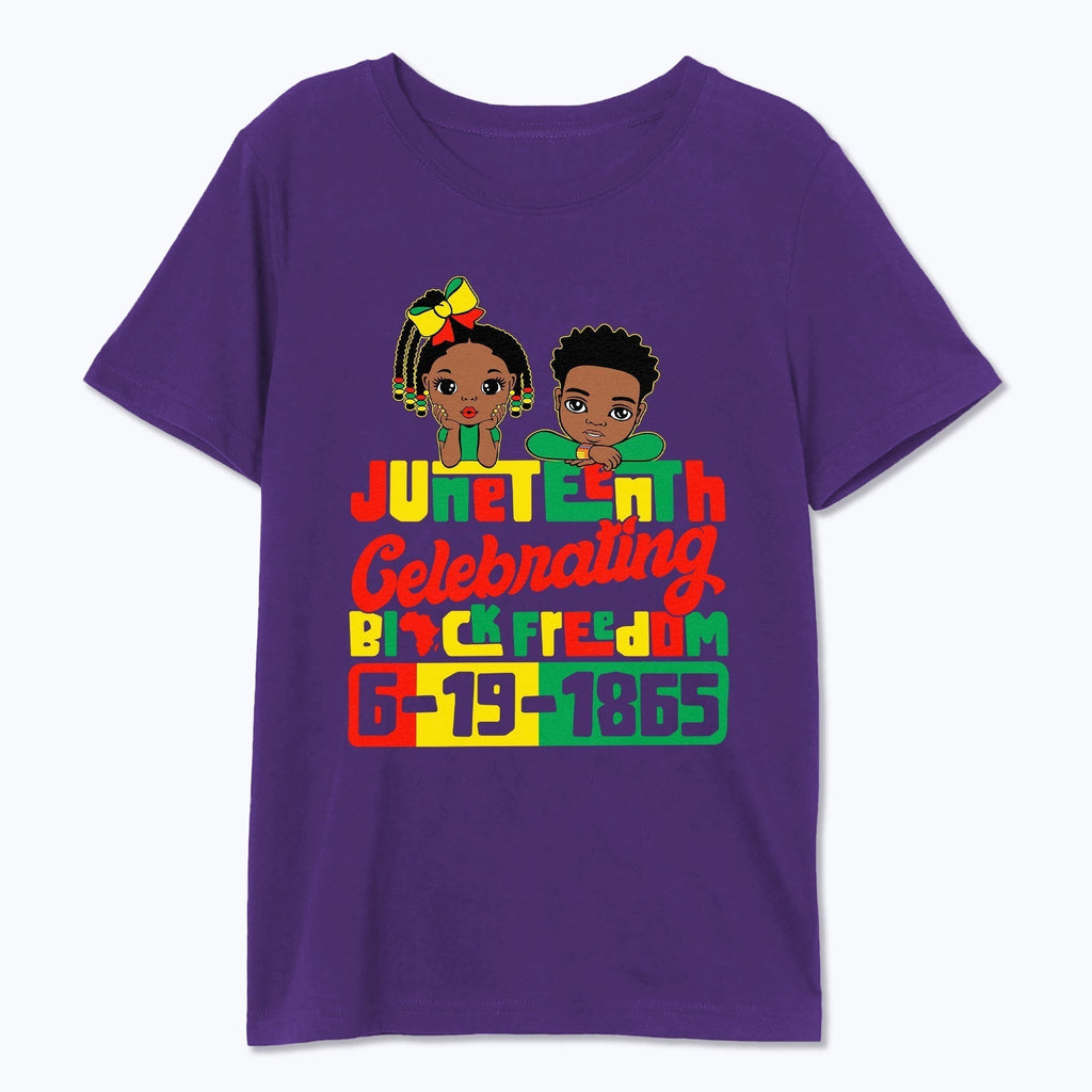 Juneteenth Celebrating Black Freedom 1865 kids T-shirt